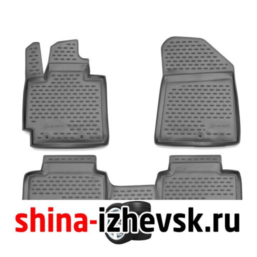Коврик Autofamily коврик в салон полиуретановый черный для KIA Soul II 2014- в Ижевске